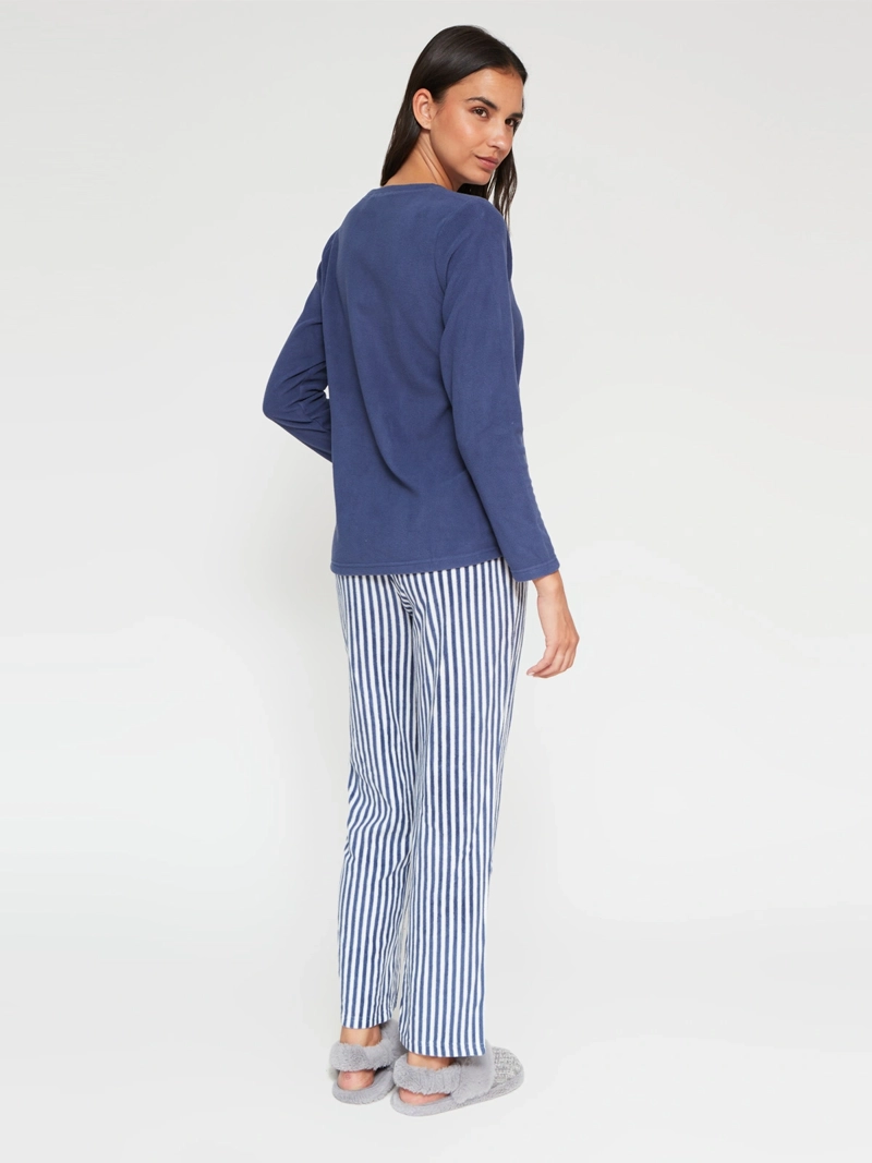 PANTALÓN PIJAMA TOBILLERA MUJER MARQUIS RAYAS BASIC - 2