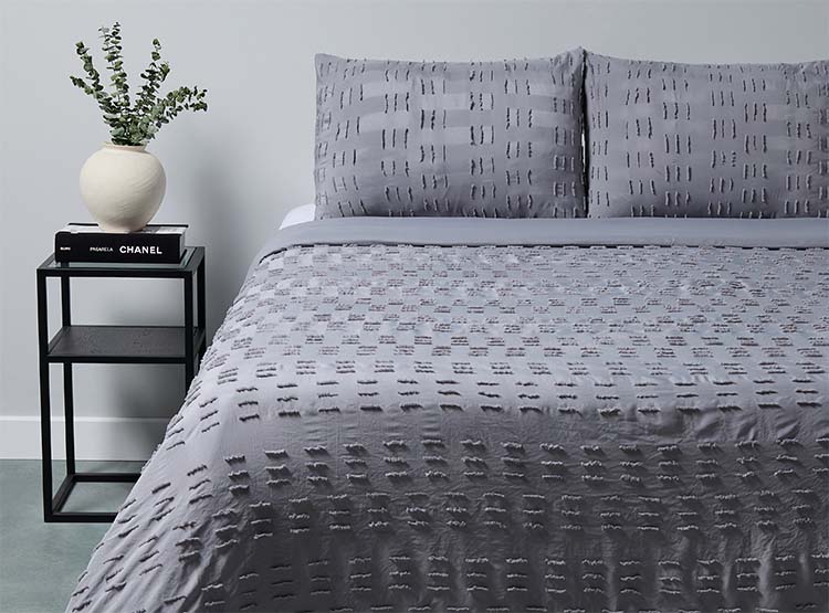 CUBREPLUMON RIPLEY HOME JACQUARD MF KING GRIS - 1