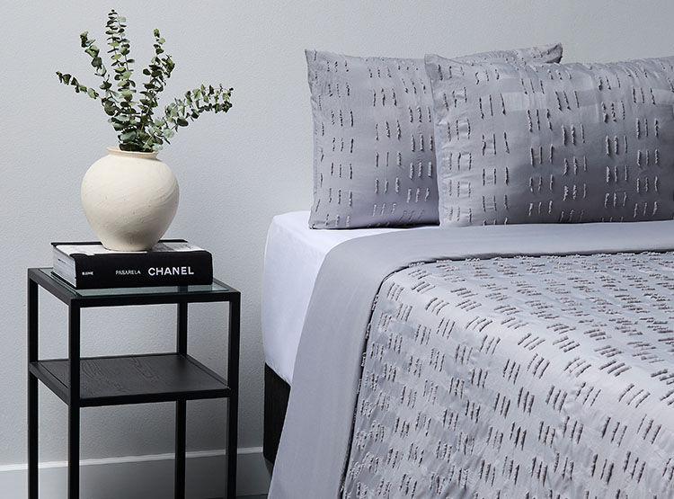 CUBREPLUMON RIPLEY HOME JACQUARD MF KING GRIS - 2