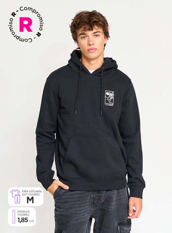 POLERÓN ALGODÓN HOMBRE CLOUDBREAK HOODIE FULL ZIPPER PRINT