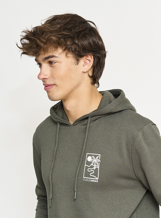 POLERÓN ALGODÓN HOMBRE CLOUDBREAK HOODIE FULL ZIPPER PRINT - 3