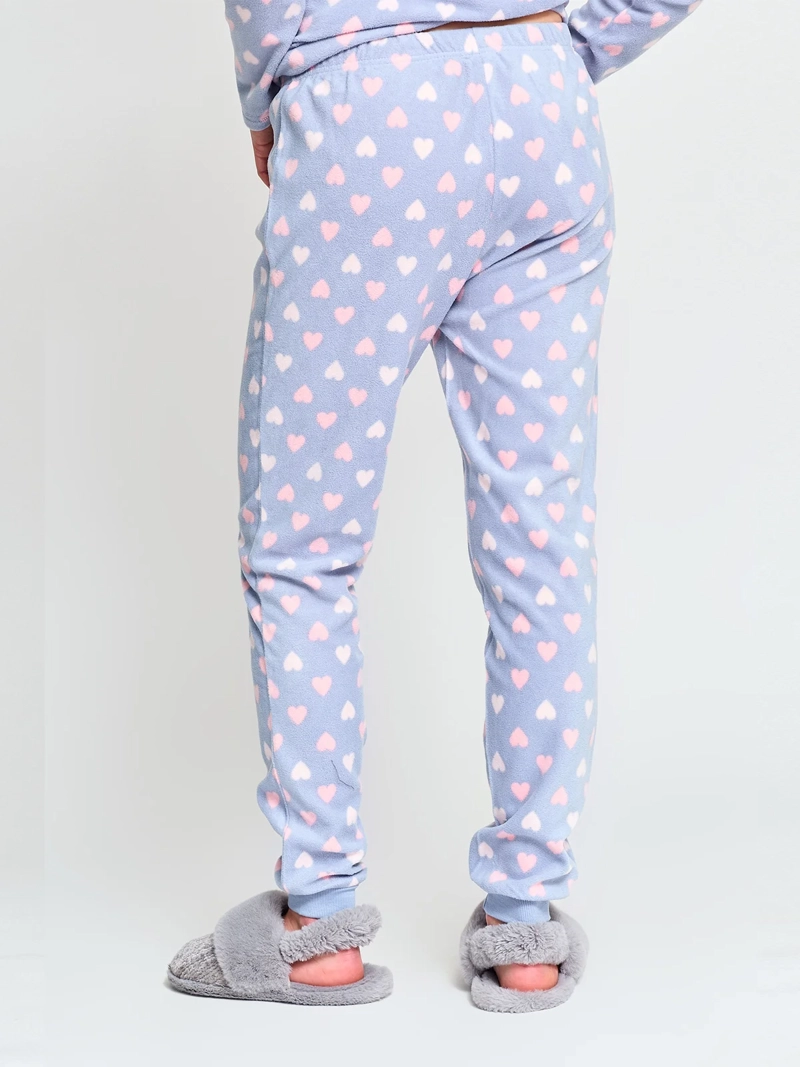 PANTALÓN PIJAMA POLAR MUJER INDEX CORAZONES - 2