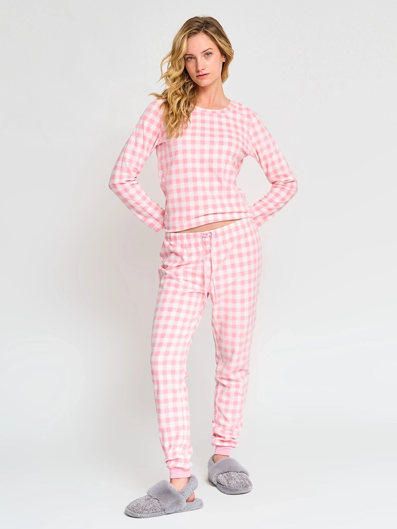 PANTALÓN PIJAMA POLAR MUJER INDEX CORAZONES - 4