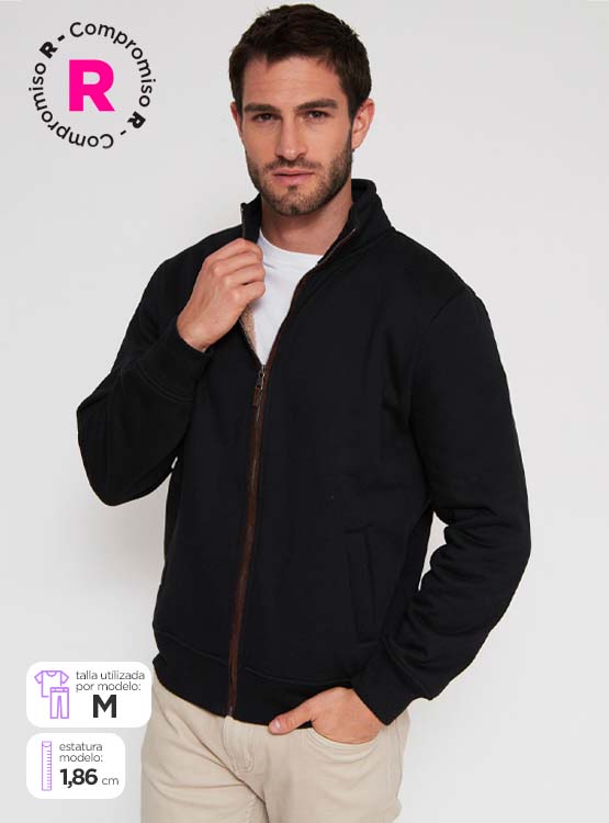 POLERÓN ALGODÓN HOMBRE KENNETH STEVENS FULL ZIPPER