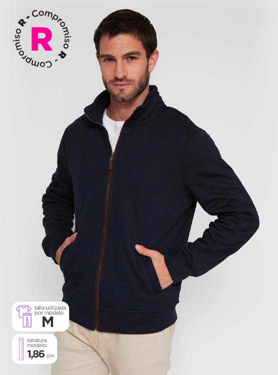 POLERÓN ALGODÓN HOMBRE KENNETH STEVENS FULL ZIPPER