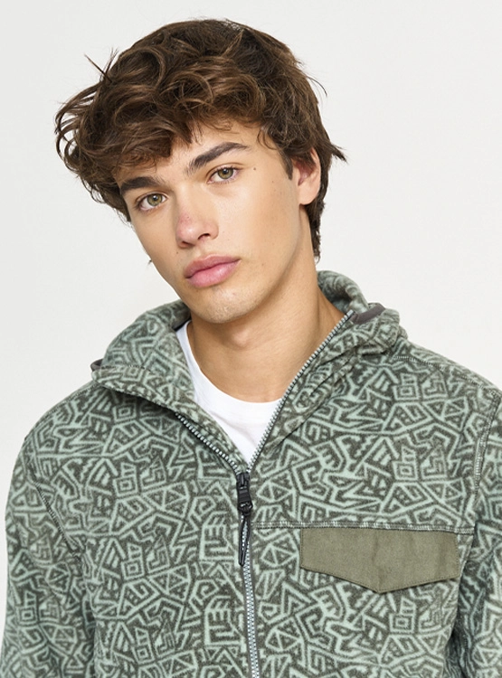 POLERÓN HOMBRE CLOUDBREAK FULL ZIPPER PRINT - 3