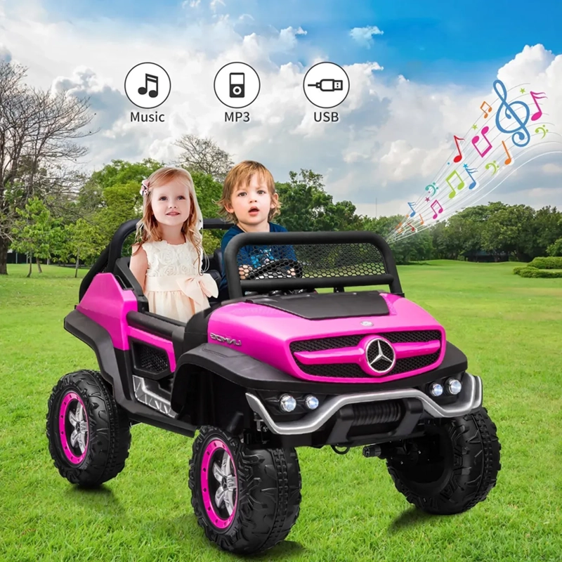 BUGGY UNIMOG MERCEDES BENZ ROSADO - 4
