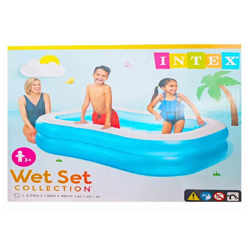PISCINA INFLABLE KIDSCOOL 48 X 152 X 203 CM AQUA REC - 5