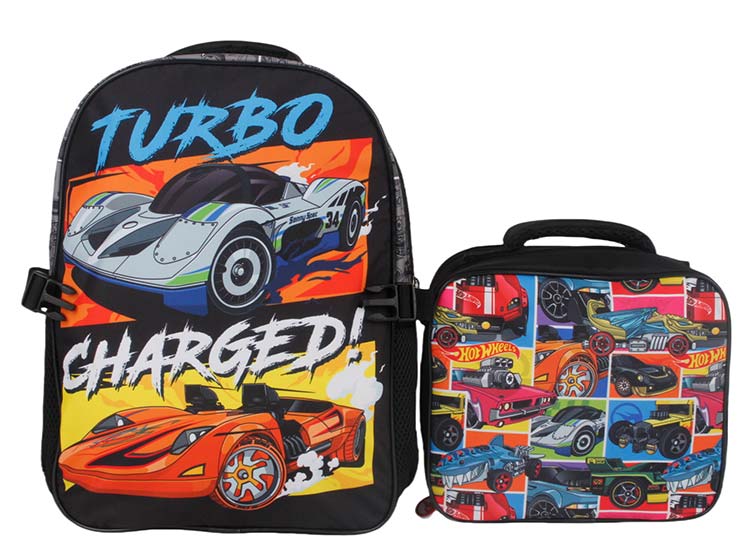 MOCHILA HOTWHEELS PACK LONCHERA - 2