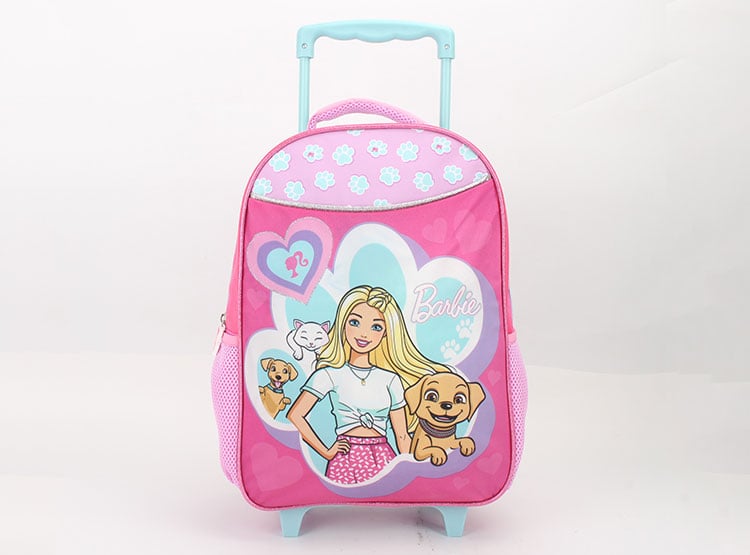 MOCHILA INFANTIL BARBIE CON RUEDAS - 2