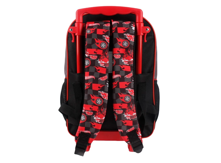 MOCHILA INFANTIL HOT WHEELS CON RUEDAS - 4