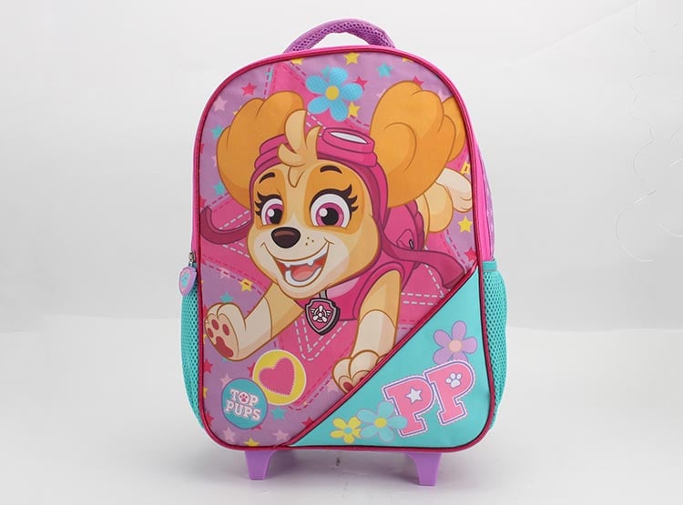 MOCHILA INFANTIL PAW PATROL NIÑA CON RUEDAS - 1