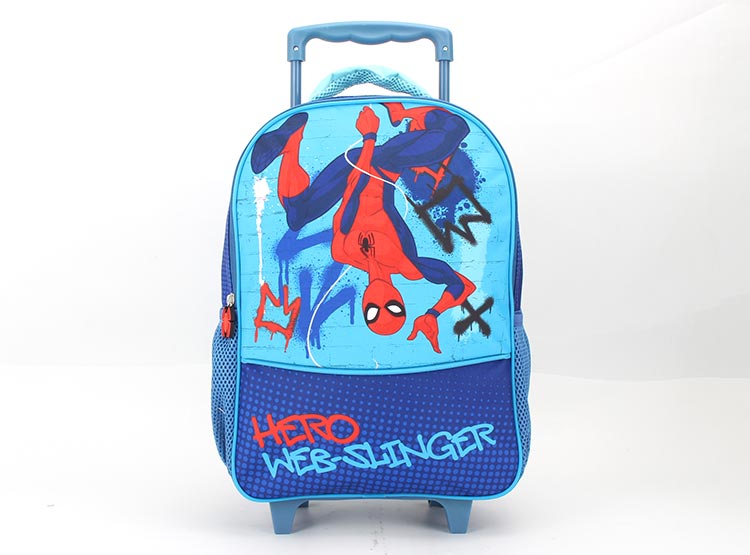 MOCHILA INFANTIL SPIDERMAN CON RUEDAS - 5