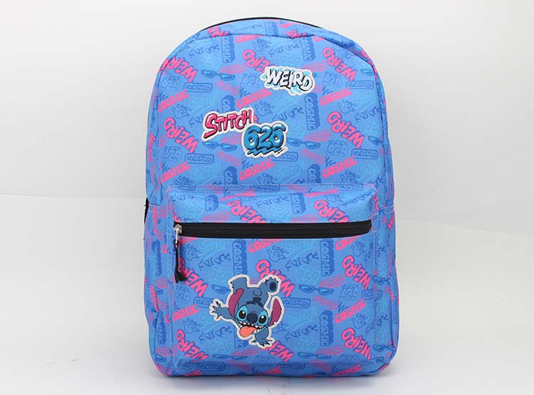 MOCHILA JUVENIL STITCH PARCHES - 1