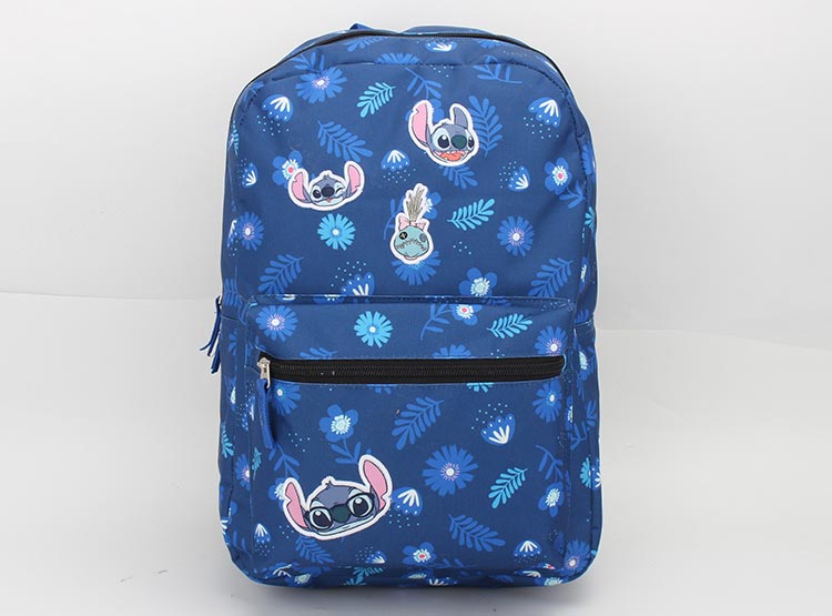 MOCHILA JUVENIL STITCH PARCHES - 3