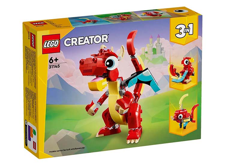 LEGO DRAGON ROJO - 31145 - 1