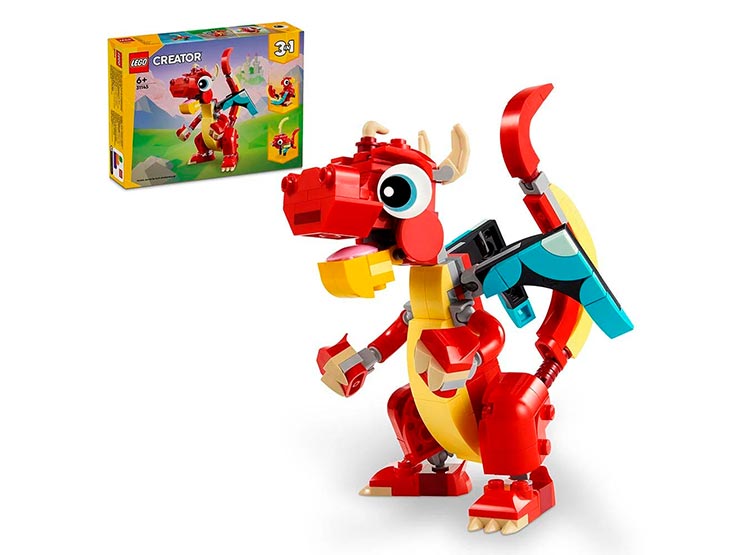 LEGO DRAGON ROJO - 31145 - 2