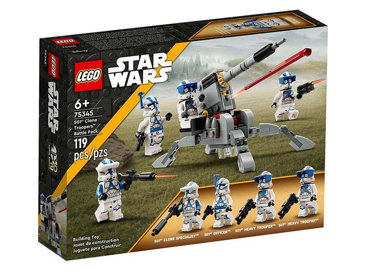 LEGO COMBATE CLON TROOPERS DE LA 75345 - 1