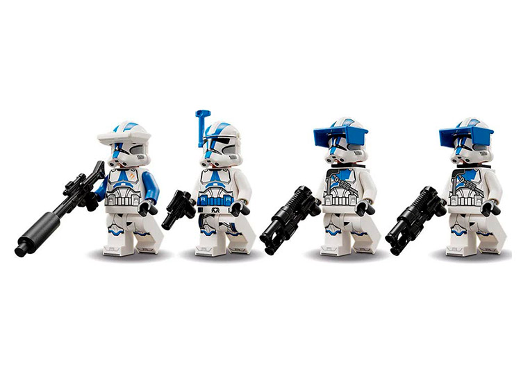 LEGO COMBATE CLON TROOPERS DE LA 75345 - 3