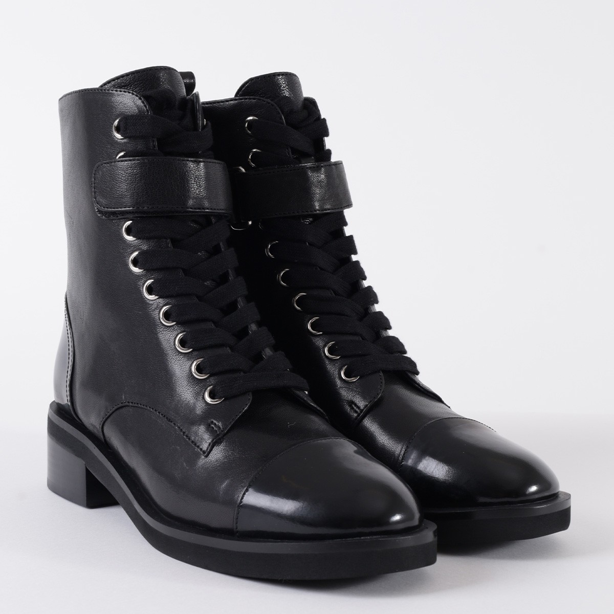 Ripley - BOTINES CUERO MUJER JEFFREY CAMPBELL NEGRO HI-INCLINE