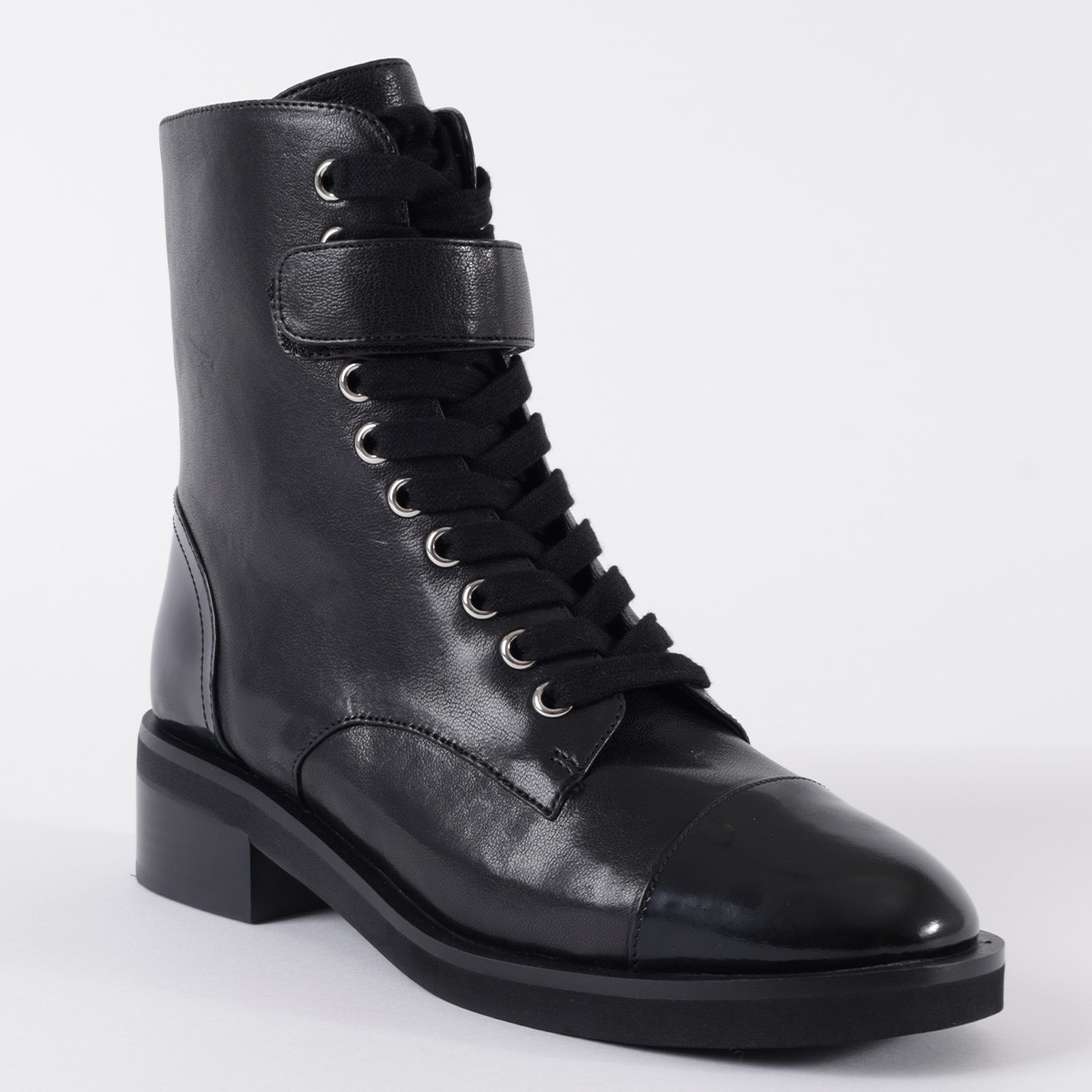 Ripley - BOTINES CUERO MUJER JEFFREY CAMPBELL NEGRO HI-INCLINE