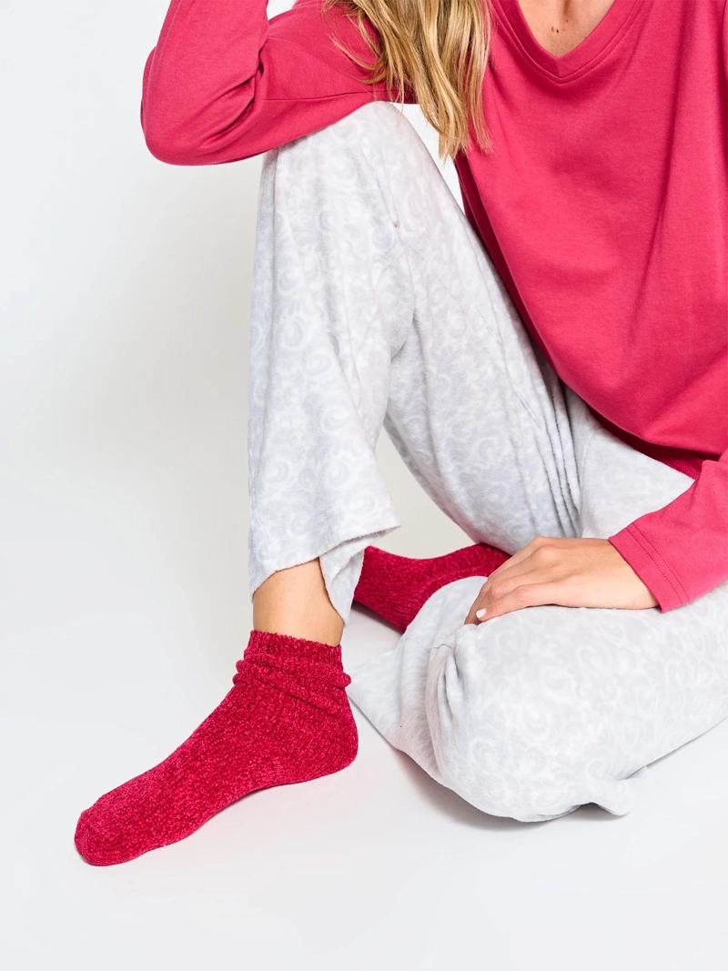 PIJAMA MANGA LARGA TOBILLERA MUJER AZIZ MOKA - 4