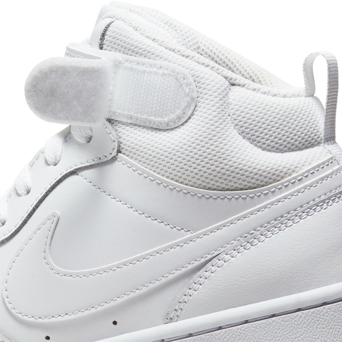 ZAPATILLAS NIÑO NIKE CASUALES BLANCO COURT BOROUGH MID 2 (GS) - 6