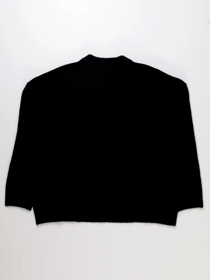 SWEATER NIÑA INDEX NEGRO ESTRELLA ANIMAL PRINT - 2