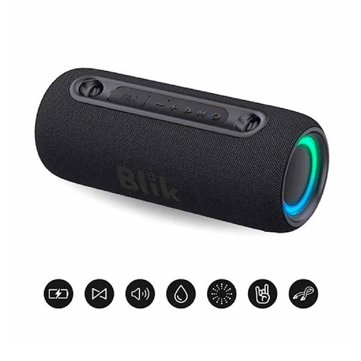 PARLANTE BLUETOOTH PORTÁTIL BLIK LIVE2 40W IPX5 9 HRS - 8