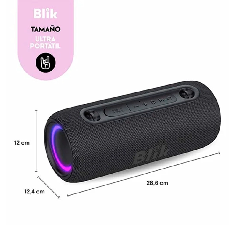 PARLANTE BLUETOOTH PORTÁTIL BLIK LIVE2 40W IPX5 9 HRS - 9