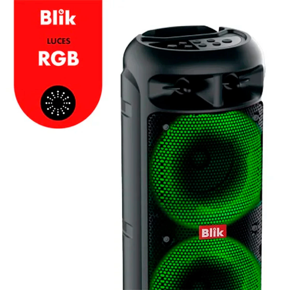 PARLANTE BLUETOOTH KARAOKE CON MICRÓFONO BLIK UPSOUND3 - 3