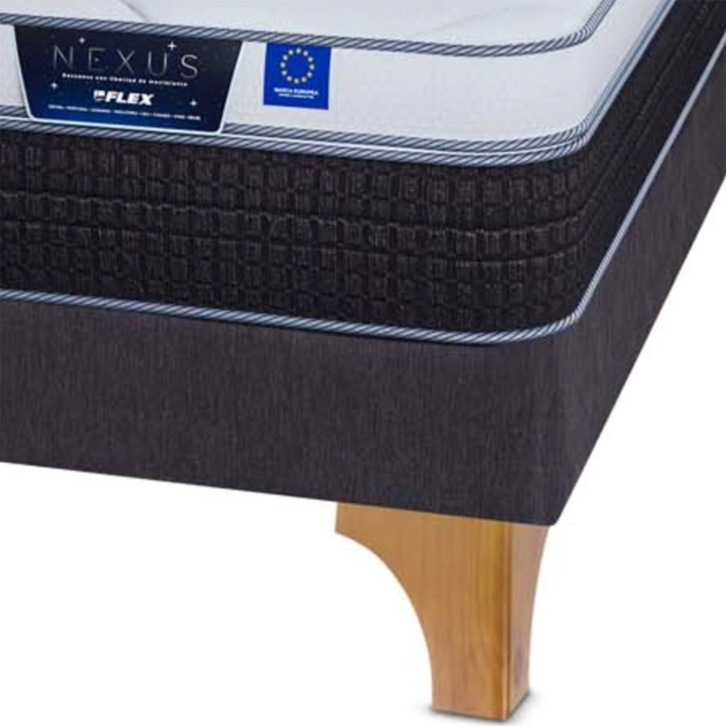 CAMA EUROPEA FLEX NEXUS BOX 2 PLAZAS + SET LORRAINE - 3