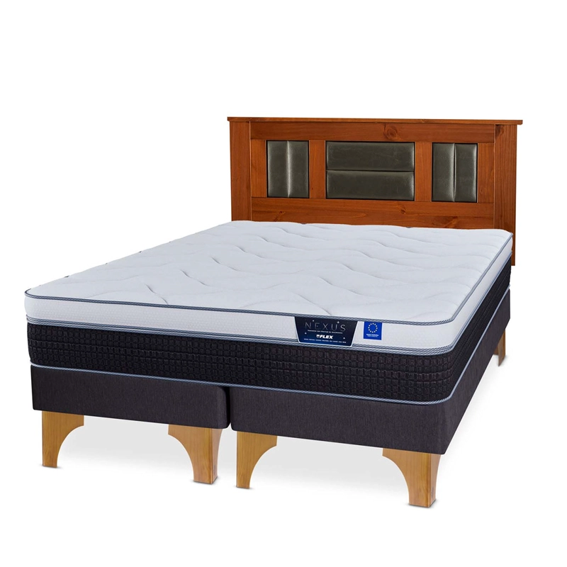 CAMA EUROPEA FLEX NEXUS KING + RESPALDO LORRAINE - 2