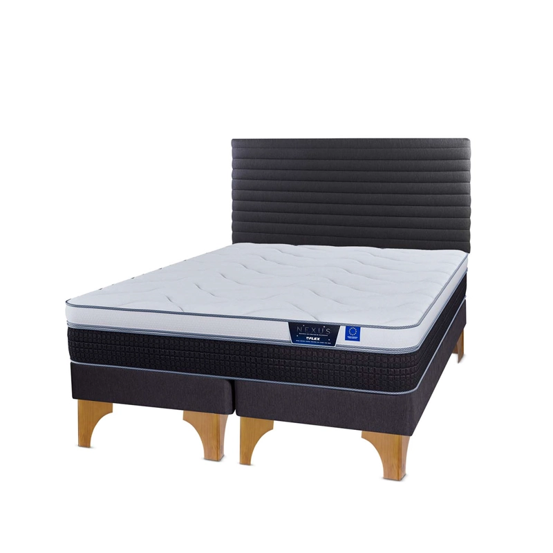 CAMA EUROPEA FLEX NEXUS KING + RESPALDO MODERN - 2
