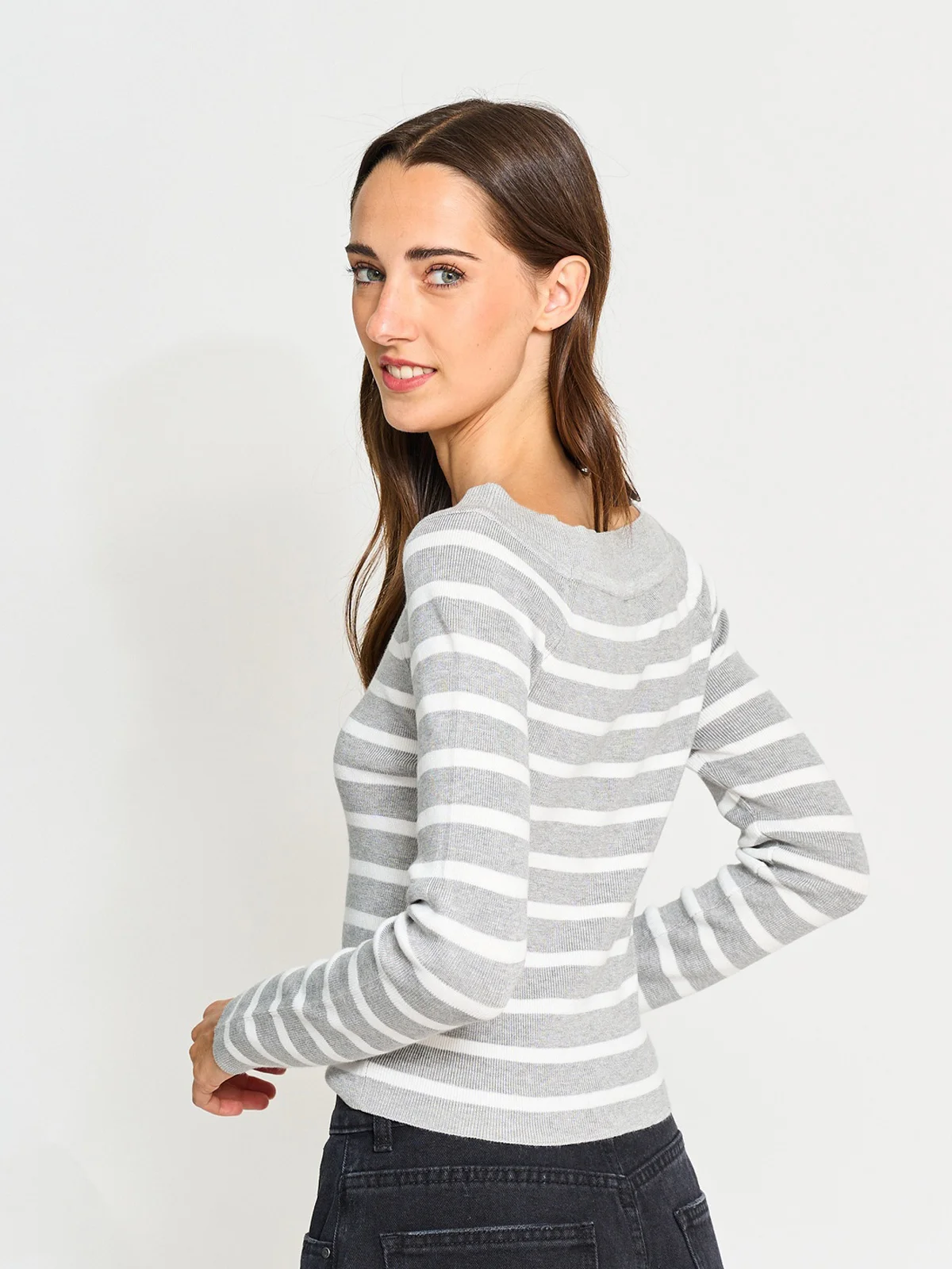 SWEATER MANGA LARGA MUJER INDEX CUELLO BOTE - 2