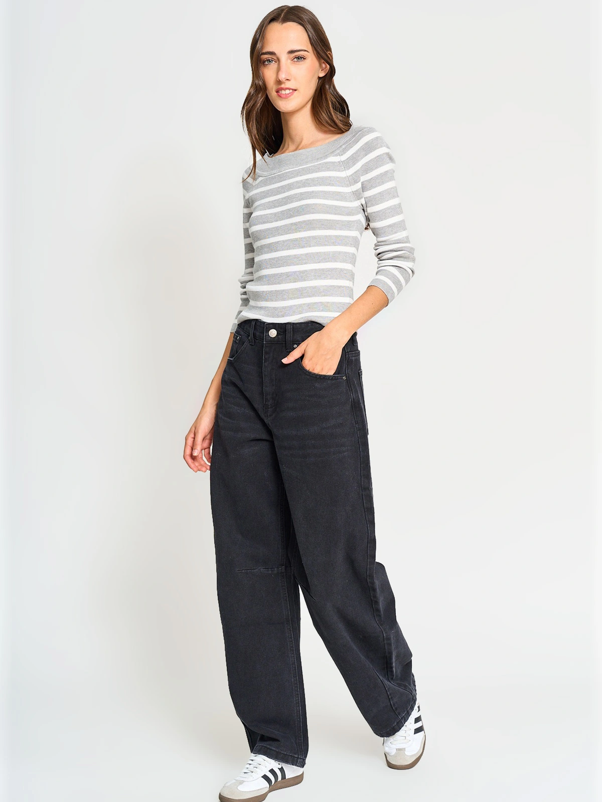 SWEATER MANGA LARGA MUJER INDEX CUELLO BOTE - 4