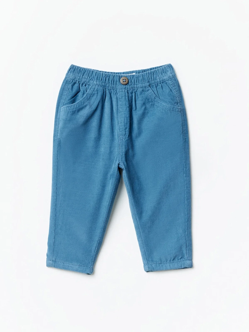 PANTALÓN ALGODÓN NIÑO SFERA AZUL - 1