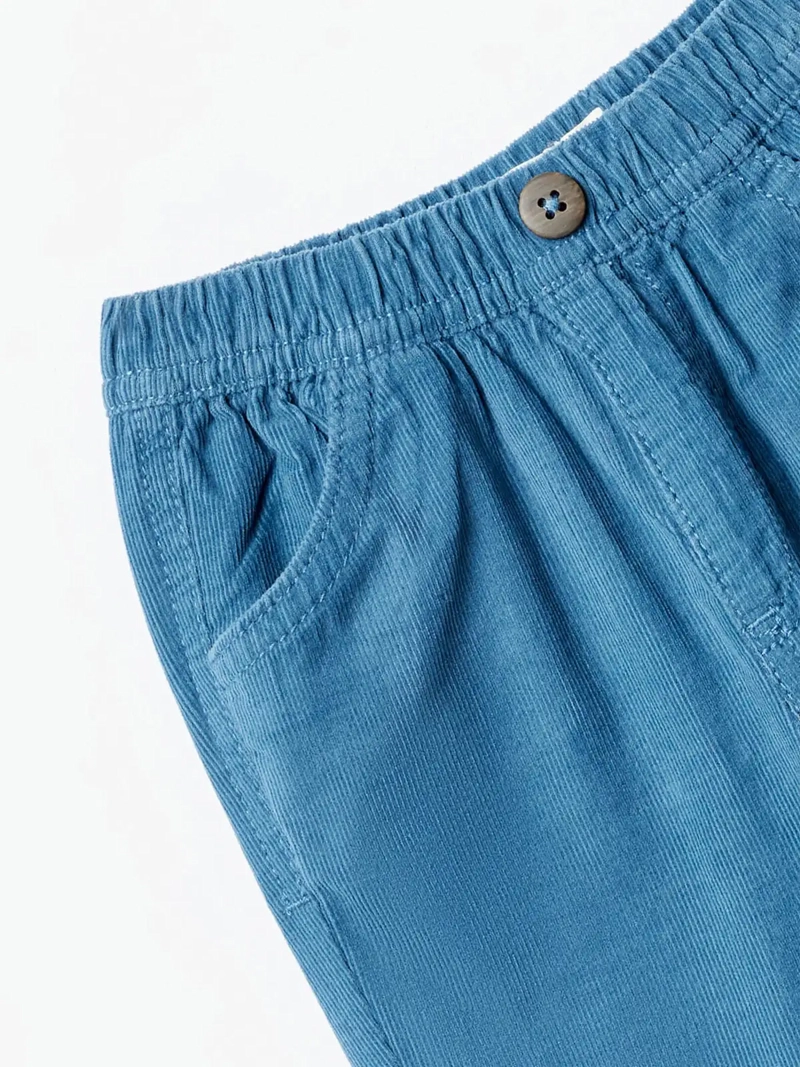 PANTALÓN ALGODÓN NIÑO SFERA AZUL - 2