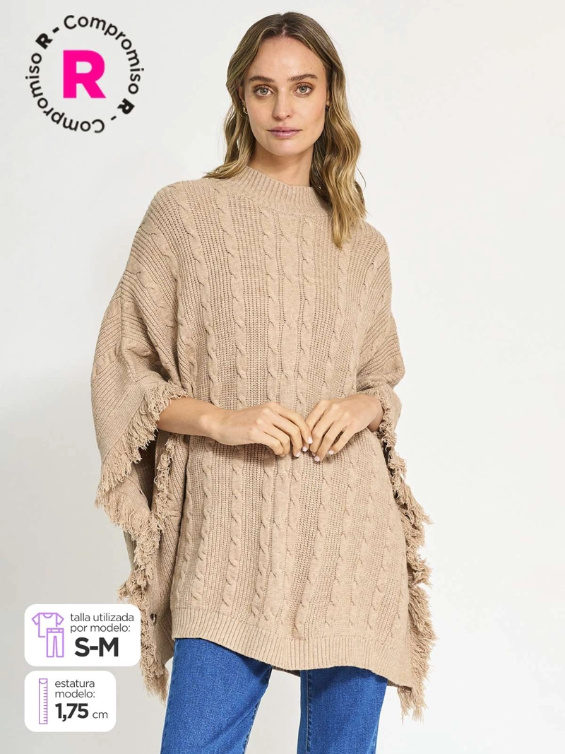 SWEATER MUJER REGATTA TIPO PONCHO - 1
