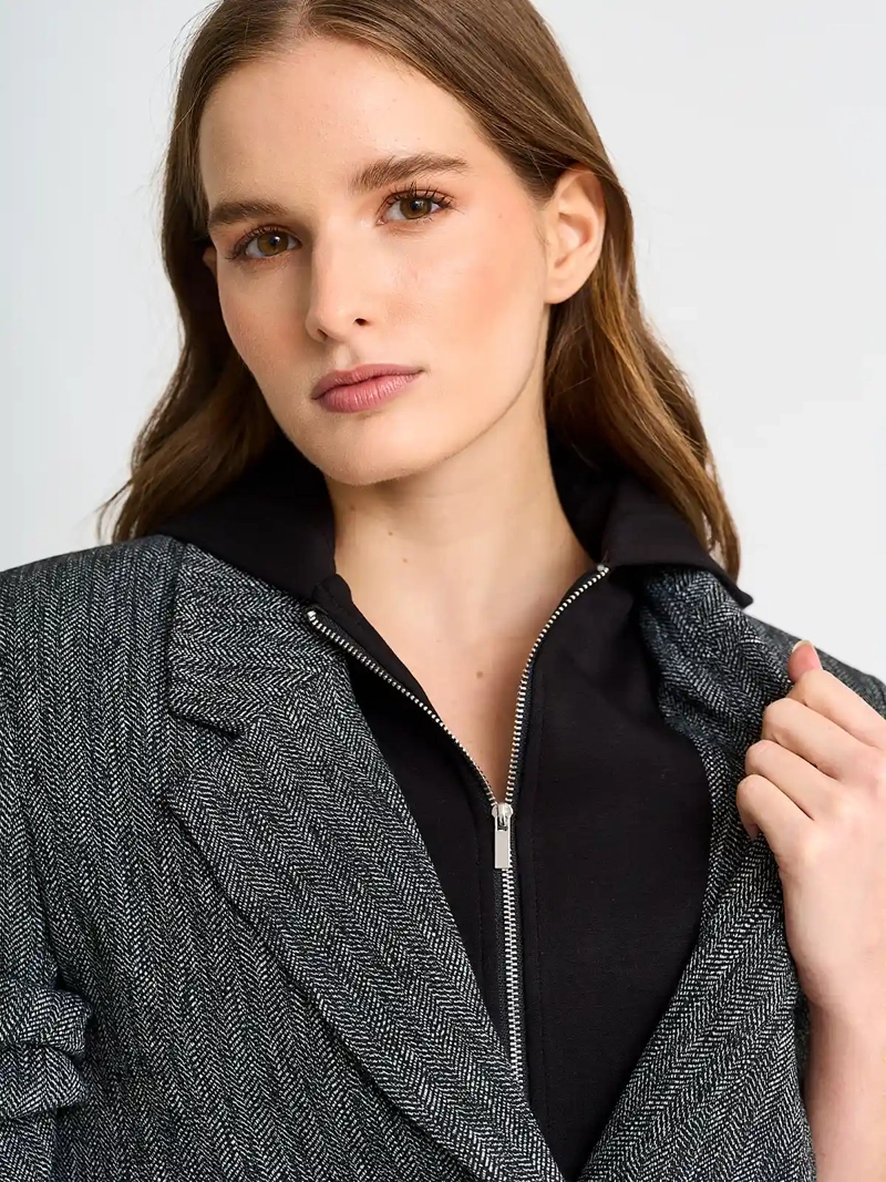BLAZER MUJER MARQUIS CON POLERÓN - 3