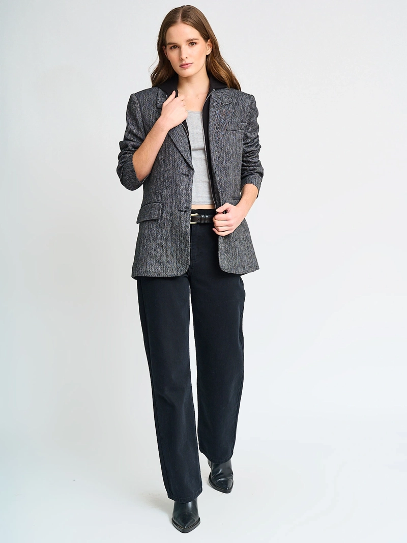 BLAZER MUJER MARQUIS CON POLERÓN - 4