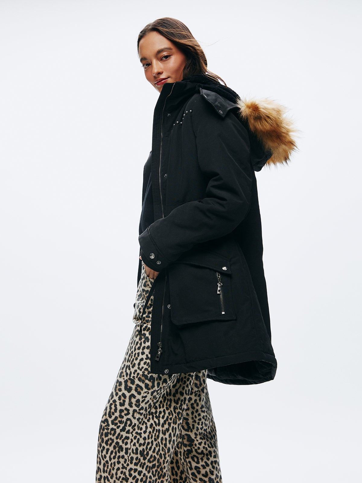 PARKA MUJER BARBADOS CAPUCHA - 1