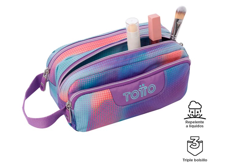 ESTUCHE TOTTO AGAPEC GLITTER VERDE  - 3