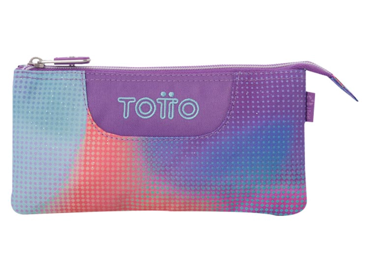 ESTUCHE TOTTO TABLERO GLITTER VERDE - 1