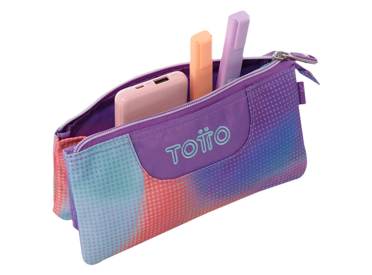 ESTUCHE TOTTO TABLERO GLITTER VERDE - 4