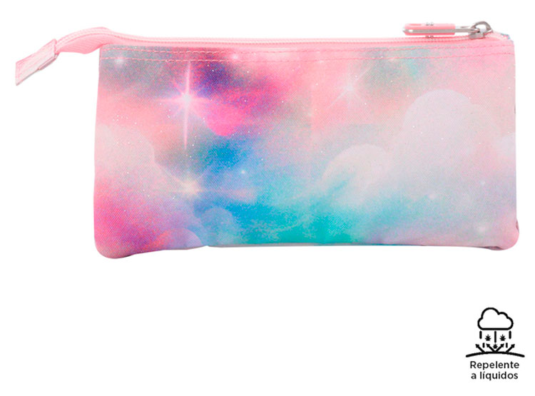 ESTUCHE TOTTO TABLERO GLITTER AZUL - 4