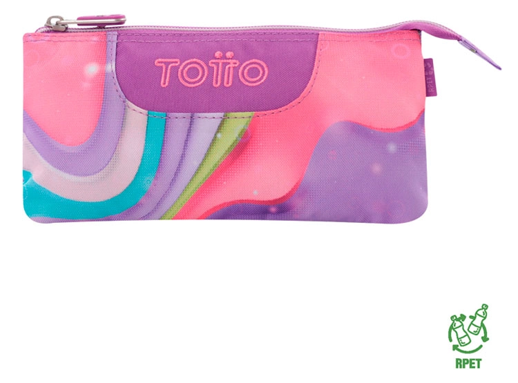 ESTUCHE TOTTO TABLERO MORADO ESTAMPADO - 1