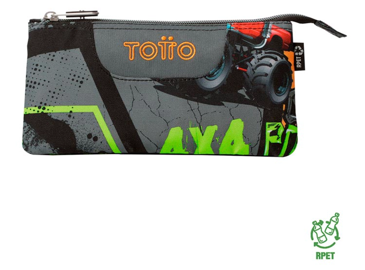 ESTUCHE TOTTO TABLERO NEGRO ESTAMPADO - 1