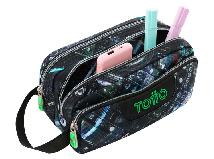 ESTUCHE TOTTO AGAPEC NEGRO - 4