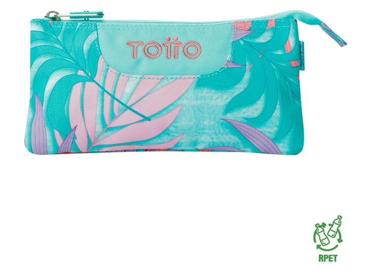 ESTUCHE TOTTO TABLERO VERDE ESTAMPADO - 1